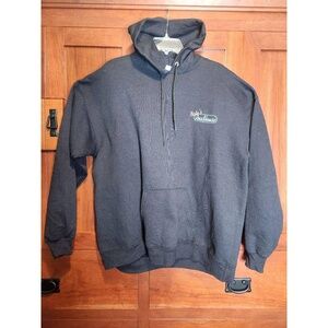 Young Sheldon TV Series Nate's Roadhouse Black Hooded Sweatshirt Crew Gift Rare!